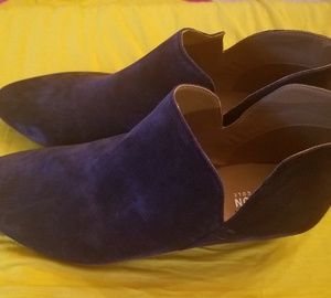 Kenneth Cole Navy Ankle Boot